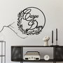 Wallity Carpe Diem 1 Escultura de pared de metal Negra